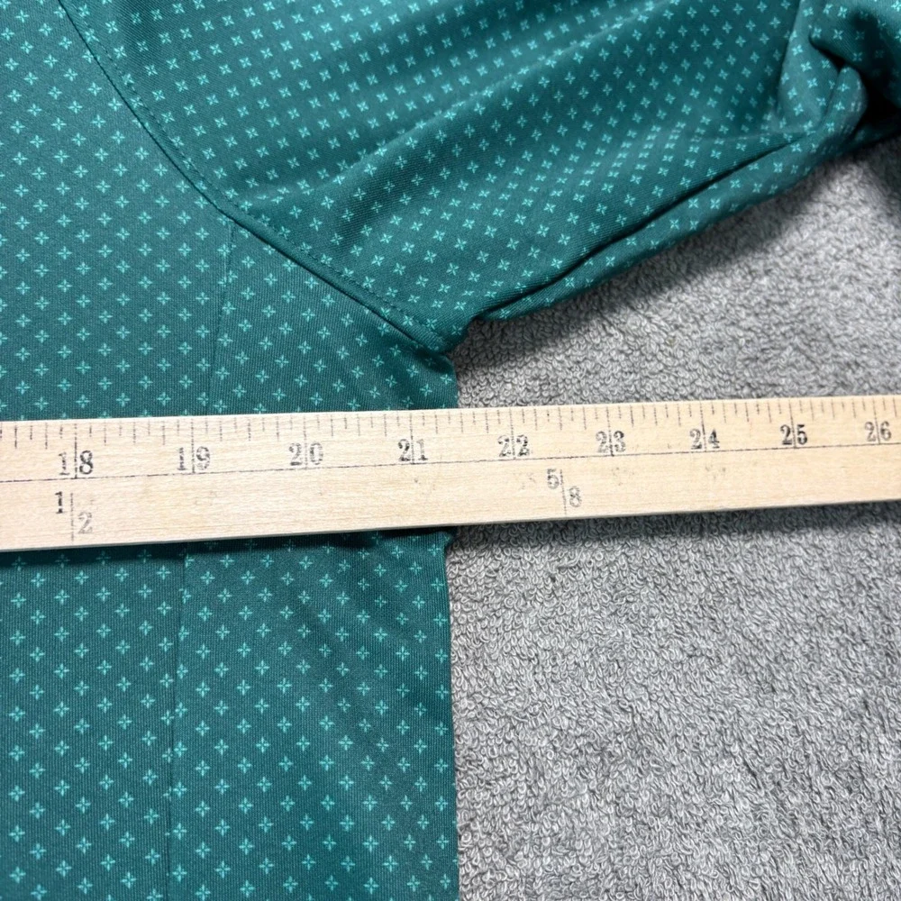 Mizzen+Main Pullover Men Green Versa Quarter Zip Golf Performance Stretch NEW